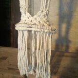 Planter suspension in macramé