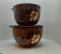 Set of 2 Schramberg SMF Triberg bowls, vintage German ceramic, floral design.