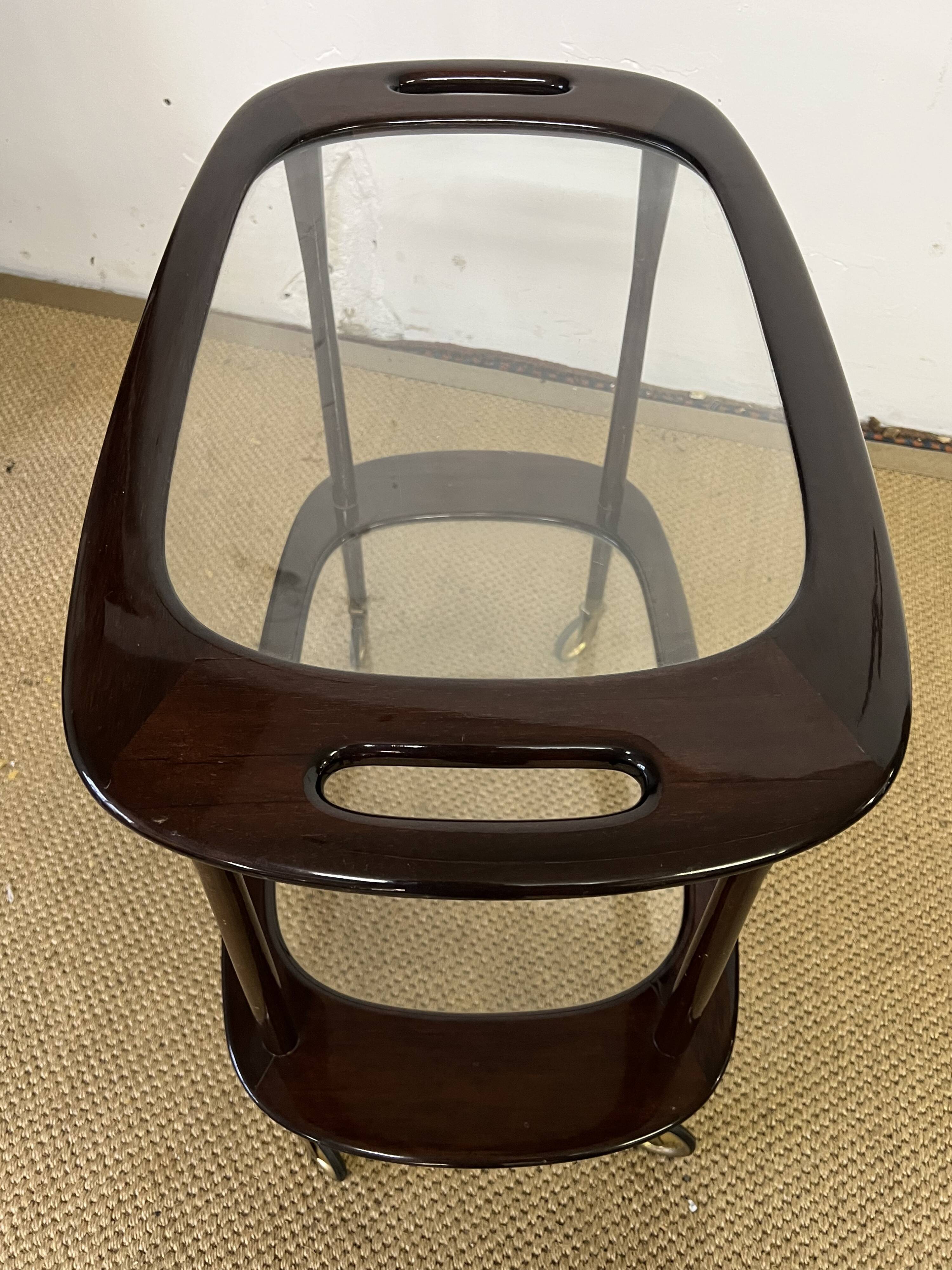 Italian service trolley or bar / Trolley on wheels from the 1950s