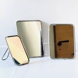Collection of 3 vintage barber mirrors