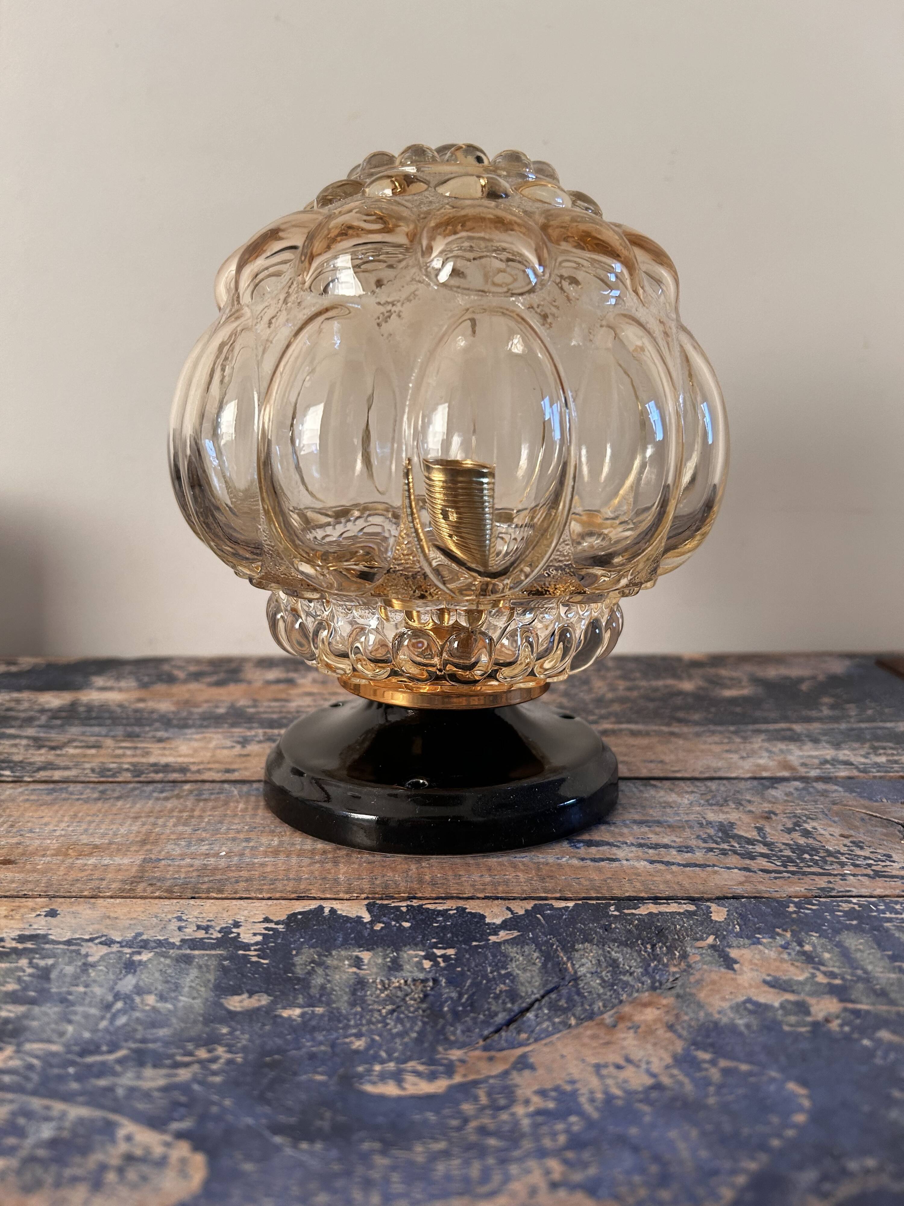 Tynell type glass wall or ceiling light