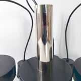 Set of 3 vintage pendant lights 1960
