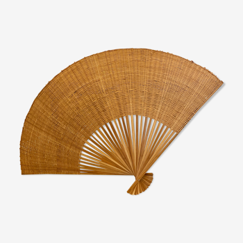 Rattan fan