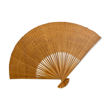 Rattan fan