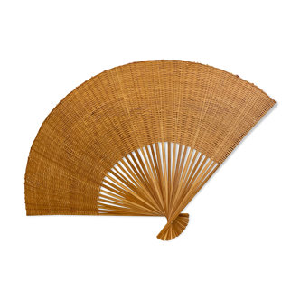 Rattan fan