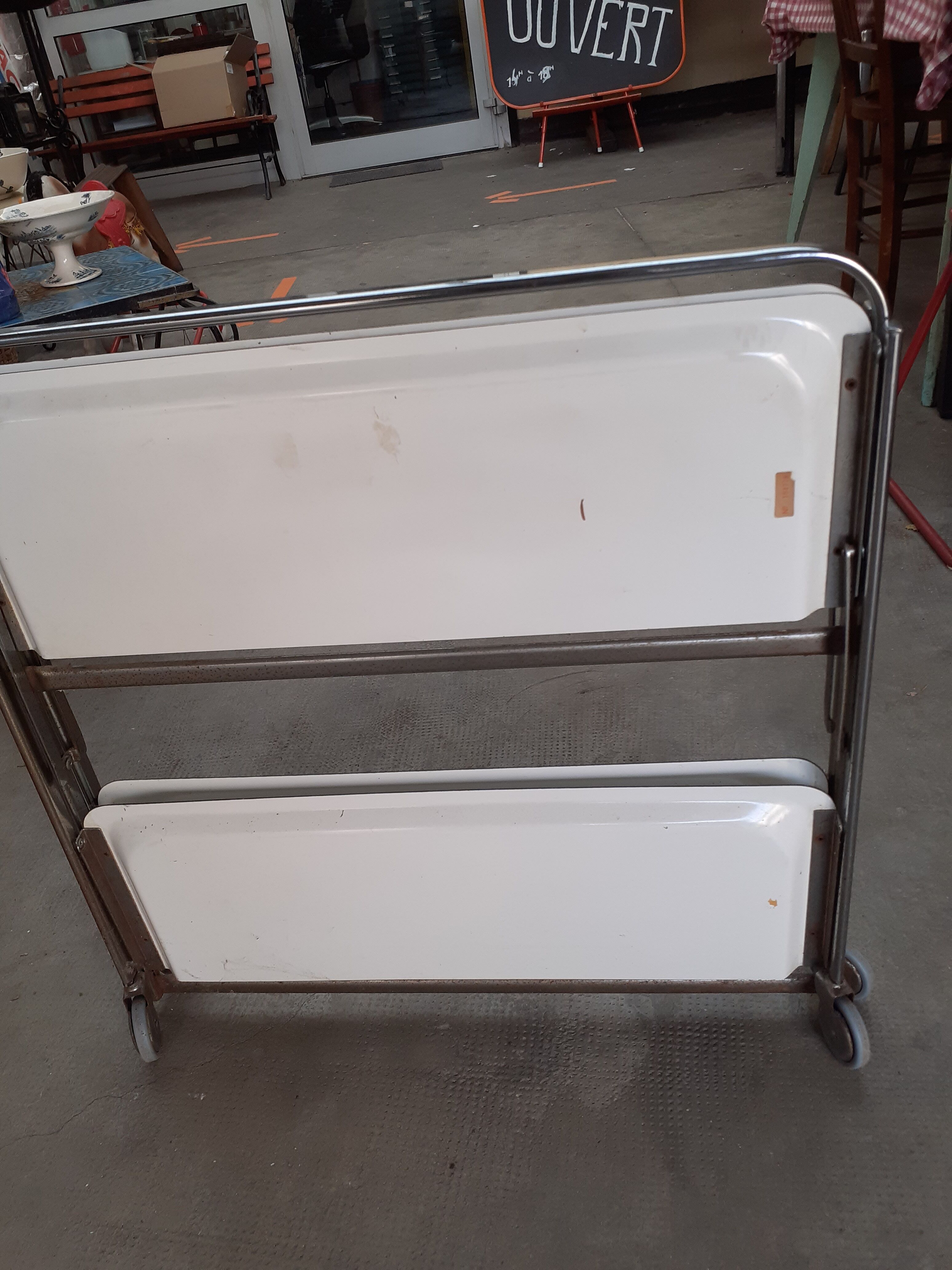 Vintage seventies serving table