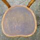 Set of 3 Bistro chairs with wooden seats, 1910 to 1920