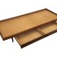 Vintage 1950s teak sofa bed with drawers.
