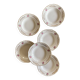 Set of 6 vintage soup plates model Marie-Laure de Gien