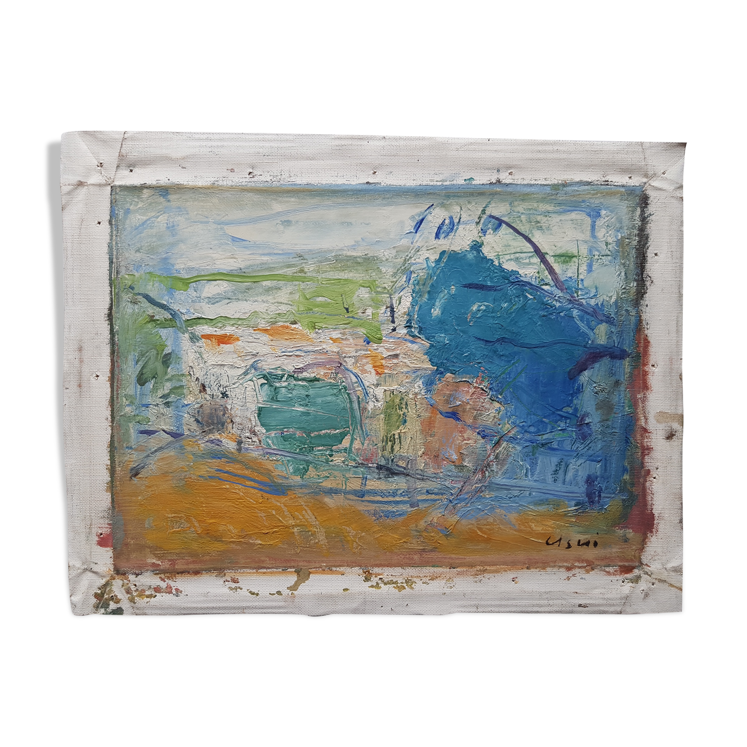 Painting by Nagao Usui "Landscape"