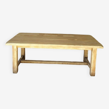 Solid wood farm table