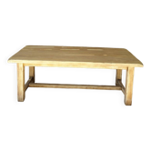 Solid wood farm table