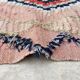 Moroccan carpet boujad pink - 102 x 300 cm