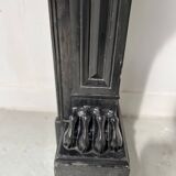 Cheminée Napoléon III a pieds griffes en marbre noir XIX siècle