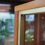 Two-coloured showcase bookcase