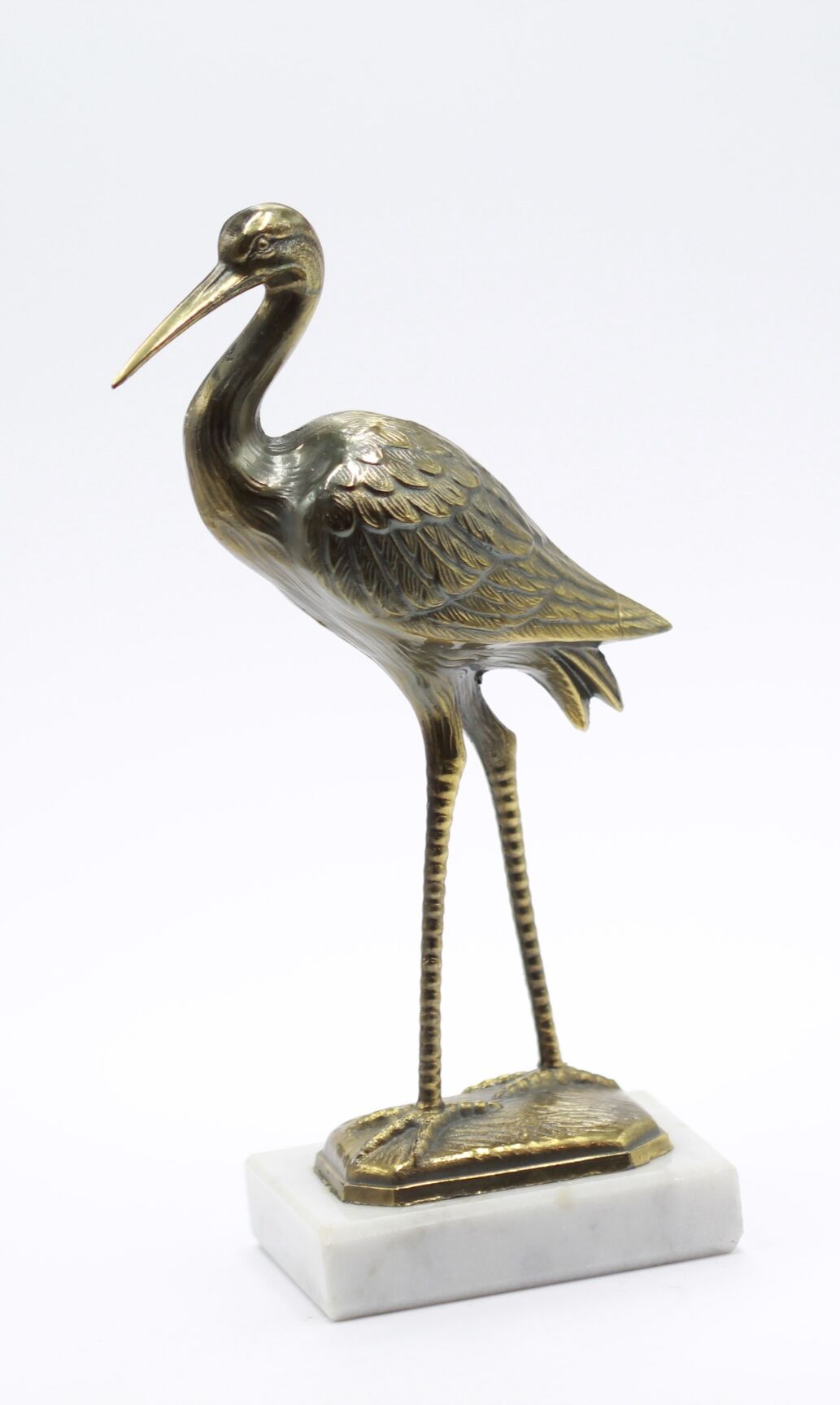 Paper press Marble stork statue