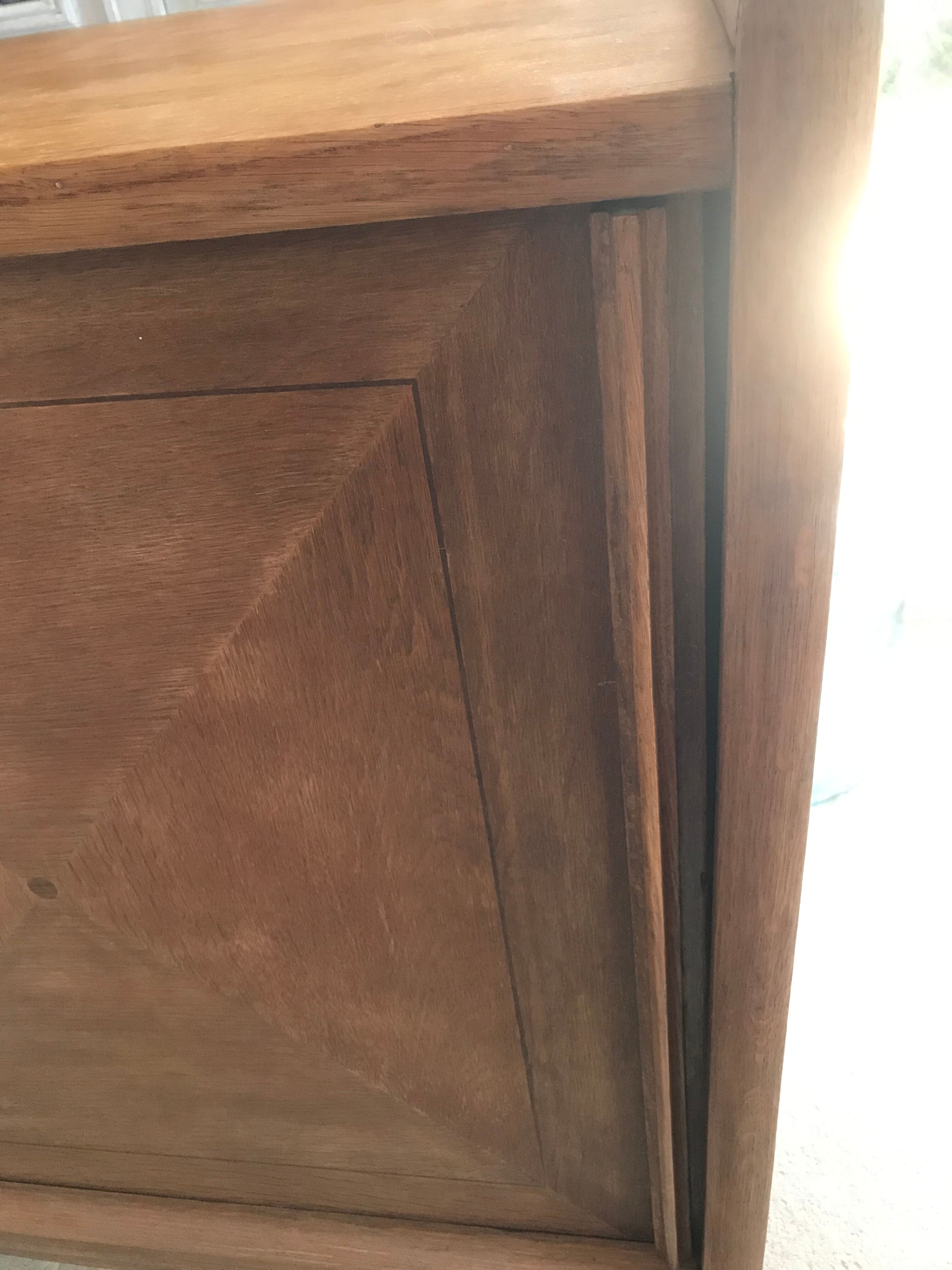 Massive teak sideboard