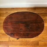 Wooden tripod stool