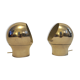 Pair of chrome wall lamps "Hemi", Sweden 1970