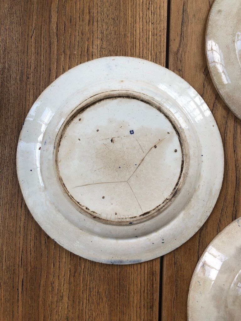 Set assiettes « chinoiserie » anglaises Adams & Sons