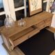 Early 20th century oak desk, happiness of the day
