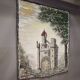 Large painting on hemp canvas by Michel Guignard 1988