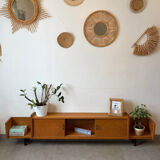 Vintage teak enfilade (shallow)