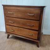 Vintage chest of drawers compass feet