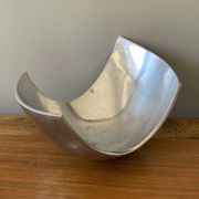 Space Age aluminum fruit bowl probably from the 1970s