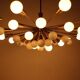 Rare Mid Century Chandelier Sputnik, Atomic, 1960s