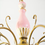 Flemish Ceramic Floral Chandelier