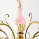 Flemish Ceramic Floral Chandelier