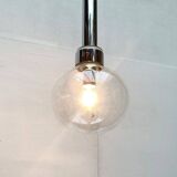 Vintage Space Age Suspension in Chrome and Glass by Motoko Ishii for Staff, 1970s