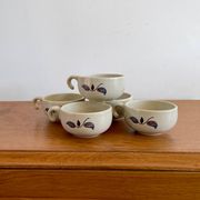 Lot de 5 tasses St Amand Sologne
