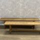 Pair of solid stripped oak farmhouse benches