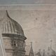 Etching The bridge of Frederiksborg Castle – The bridge at Frederiksborg Castle