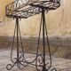 Jardinière en fer forgé vintage année 50
