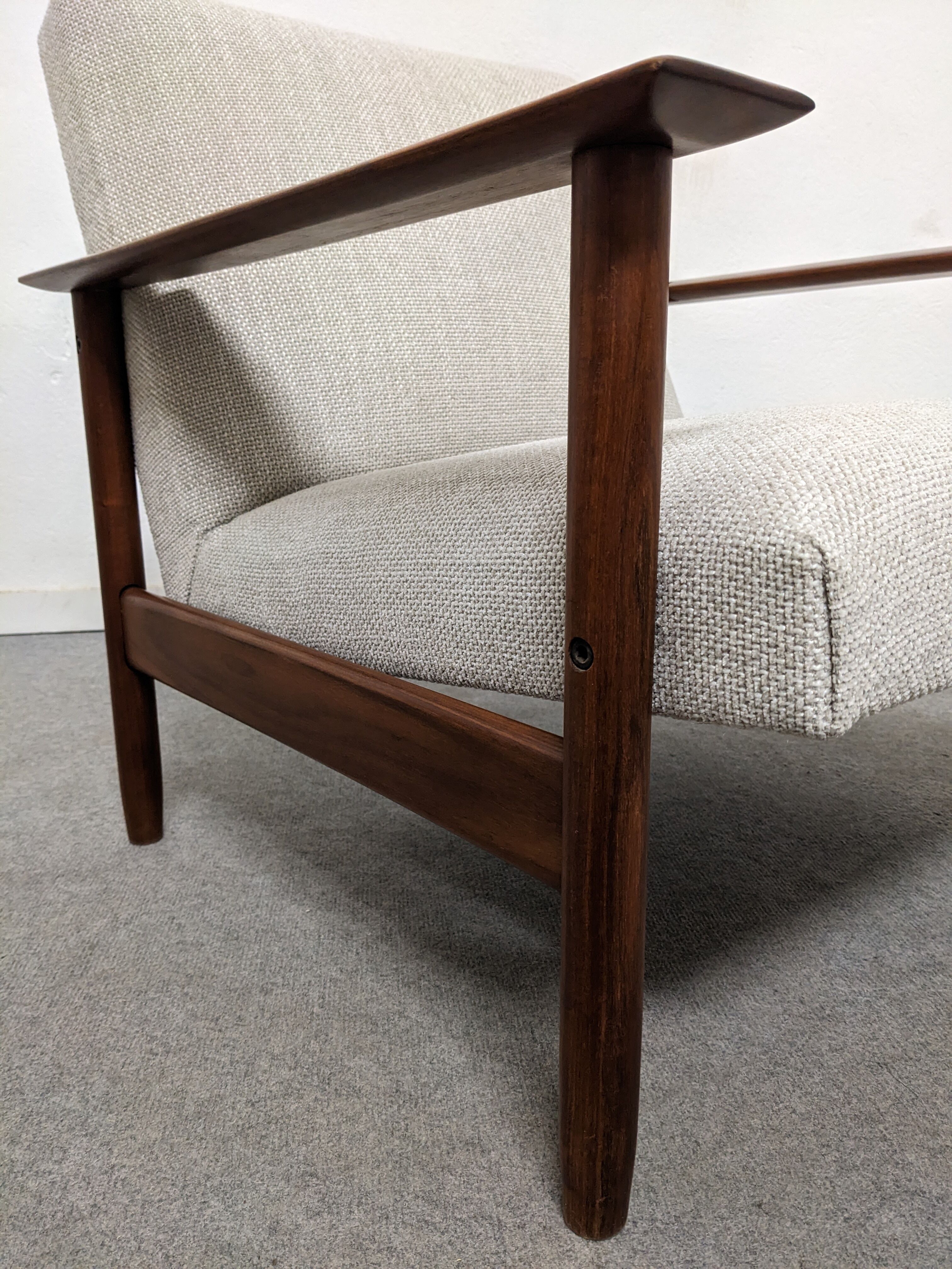 Pair of Danish teak armchairs from the 50s/60s