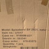 Living and more solid oak table model Siff - Denmark