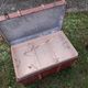 Old mail trunk in zinc