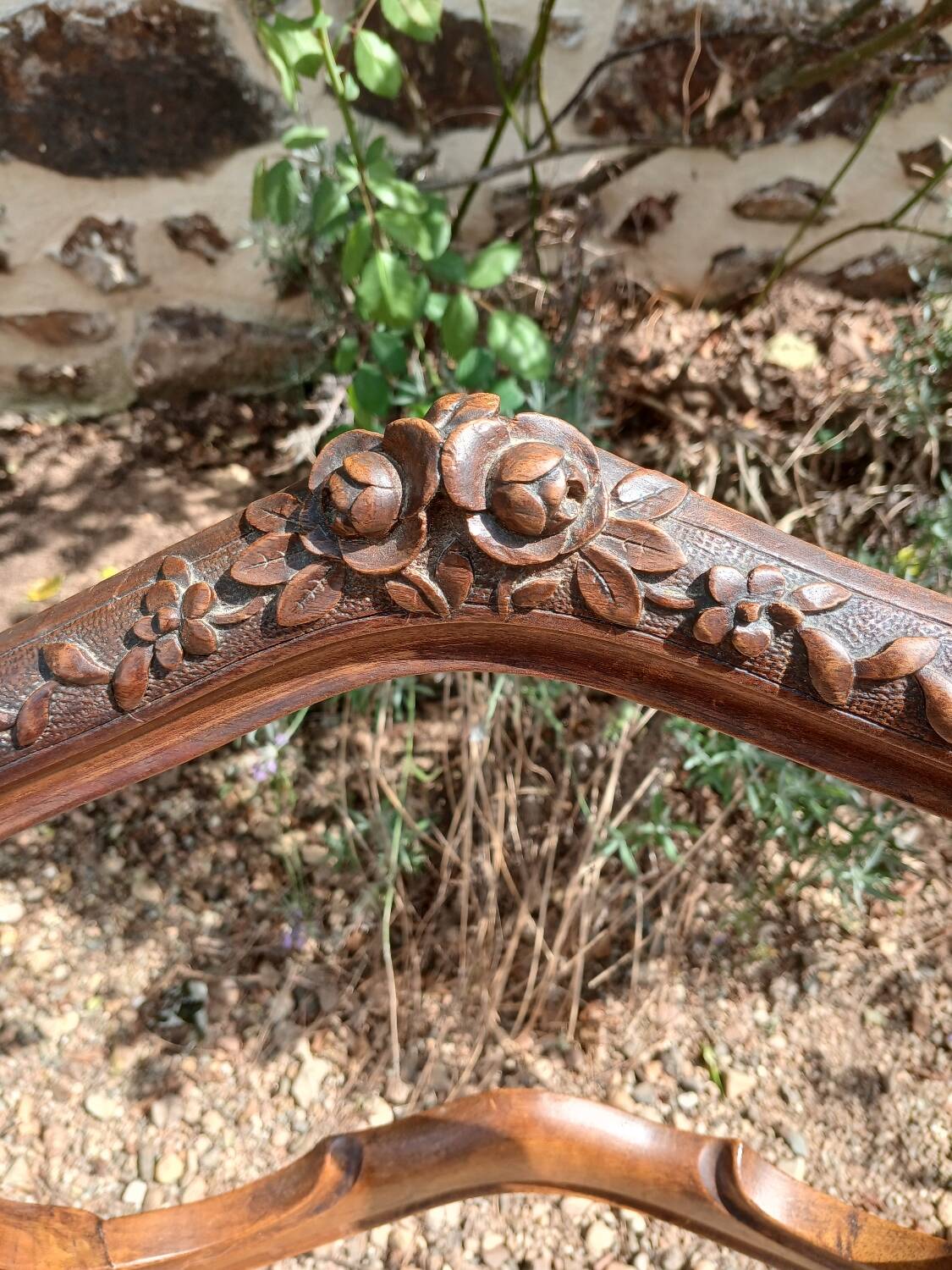 Antique upholstered chair