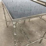 Pair of brass coffee tables from the 1960s