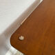 Vintage 50s design wood and metal coffee table