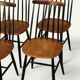 Set of 4 vintage wooden chairs, 1960s