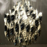 Mid-century spiral ceiling lamp by Verner Panton for Lüber AG, model SP1, Germany, 1970s, early example.