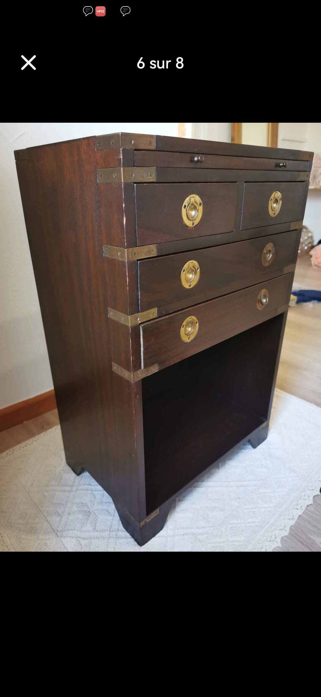 Military chest of drawers