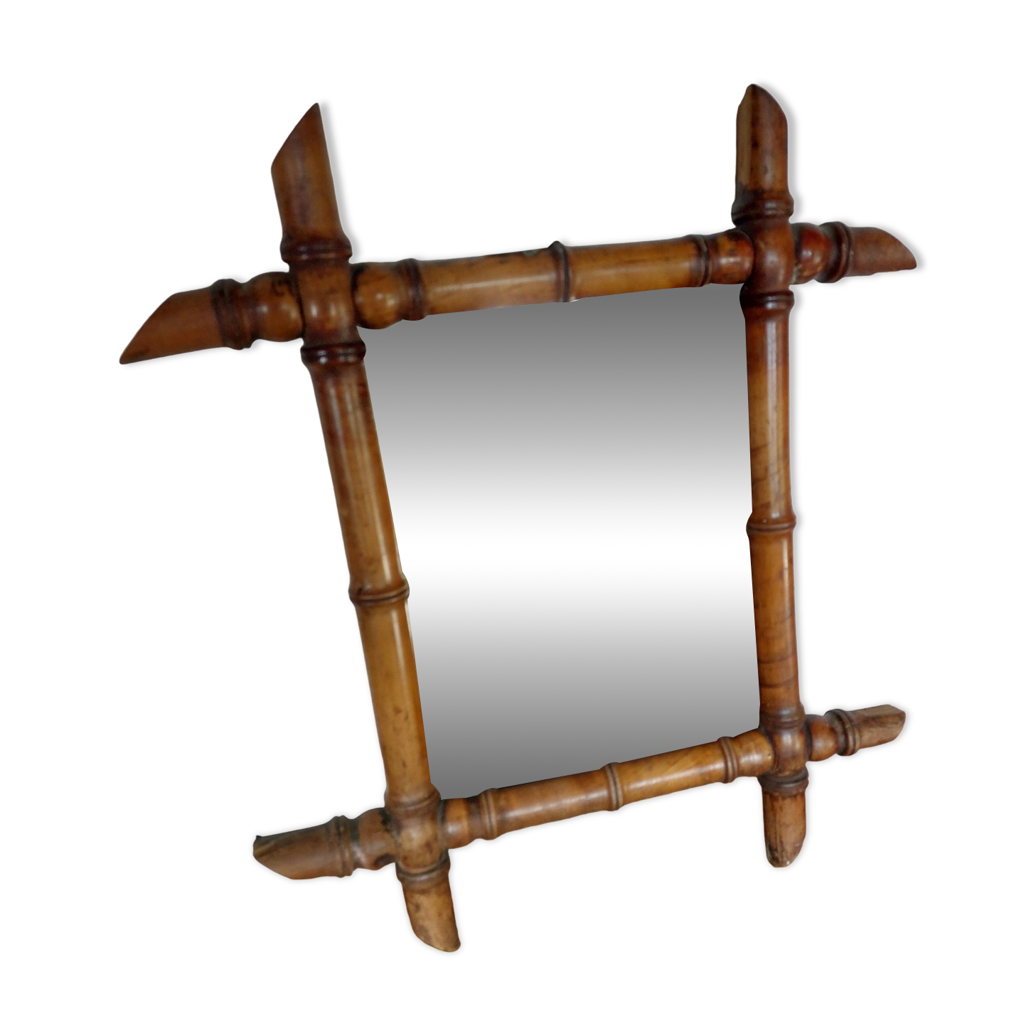 small bamboo mirror, 44 by 39