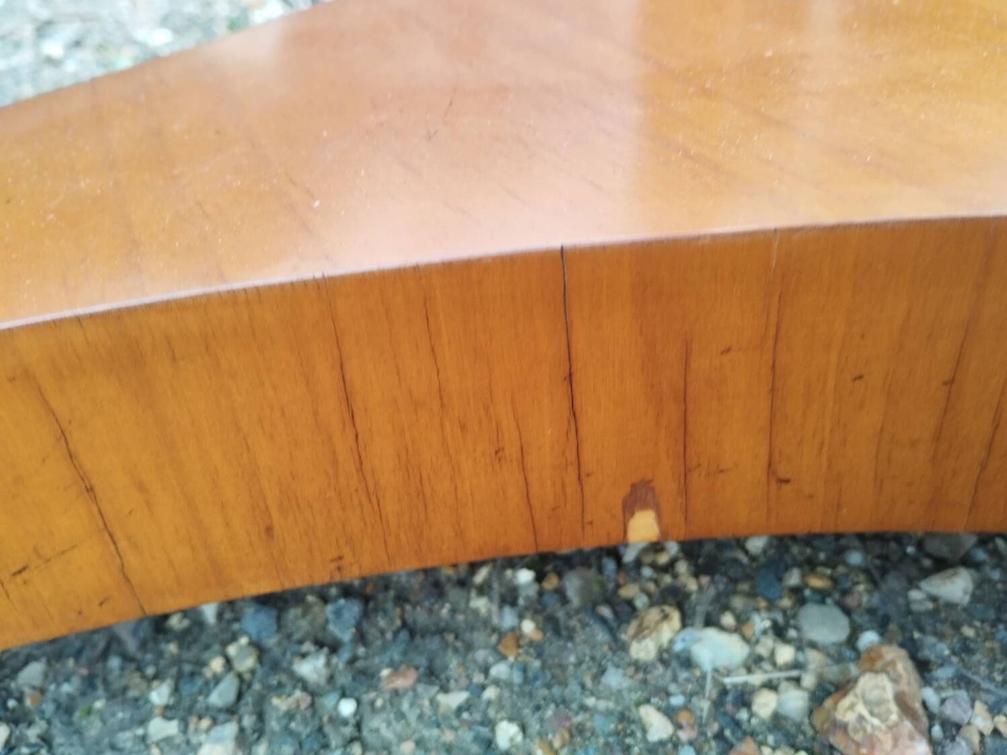 Antique Empire style pedestal table with marble top
