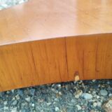 Antique Empire style pedestal table with marble top