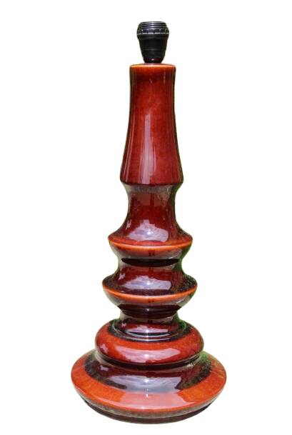 Large vintage ceramic lamp base